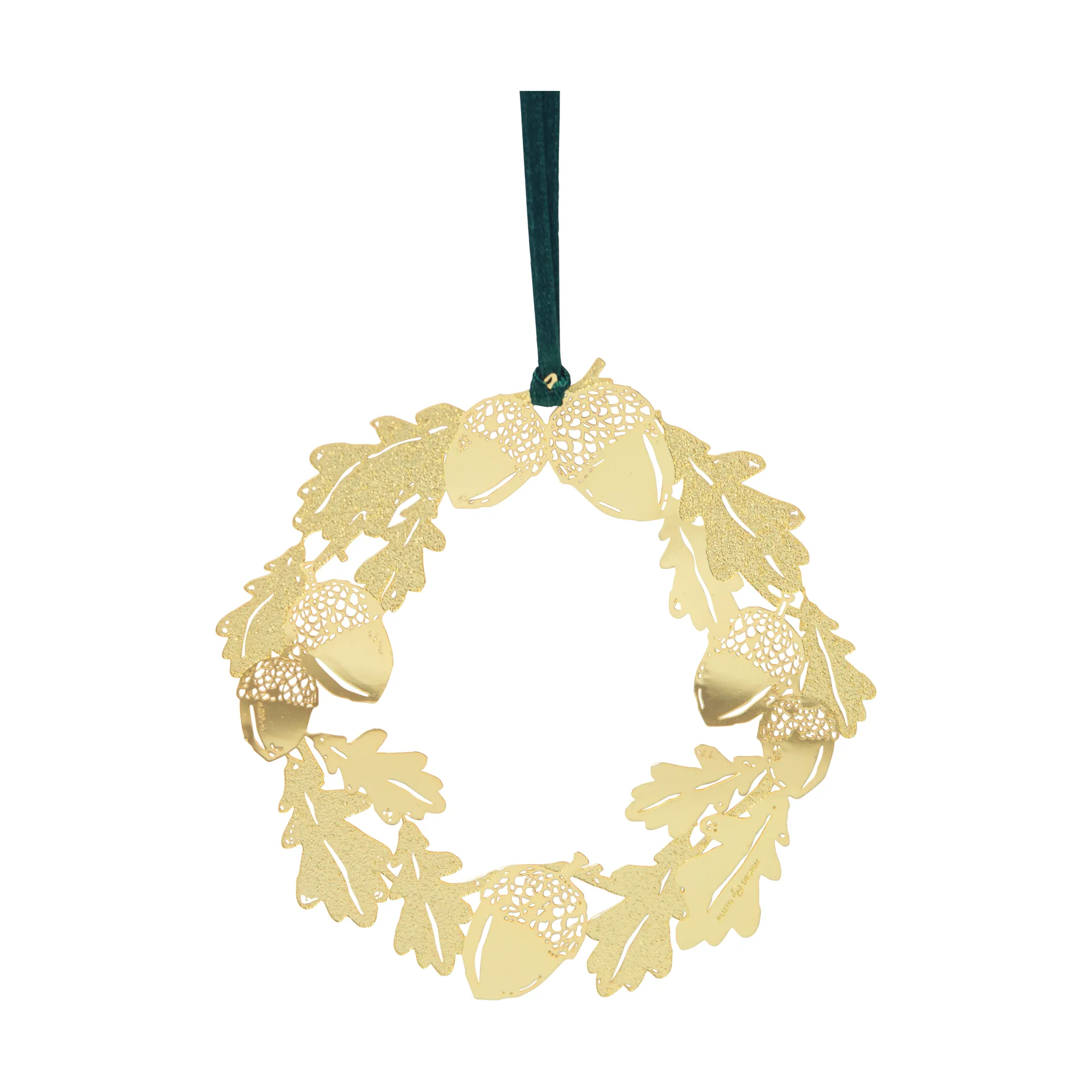 Oak decoratiehanger Ø10 cm, Goud Pluto Design