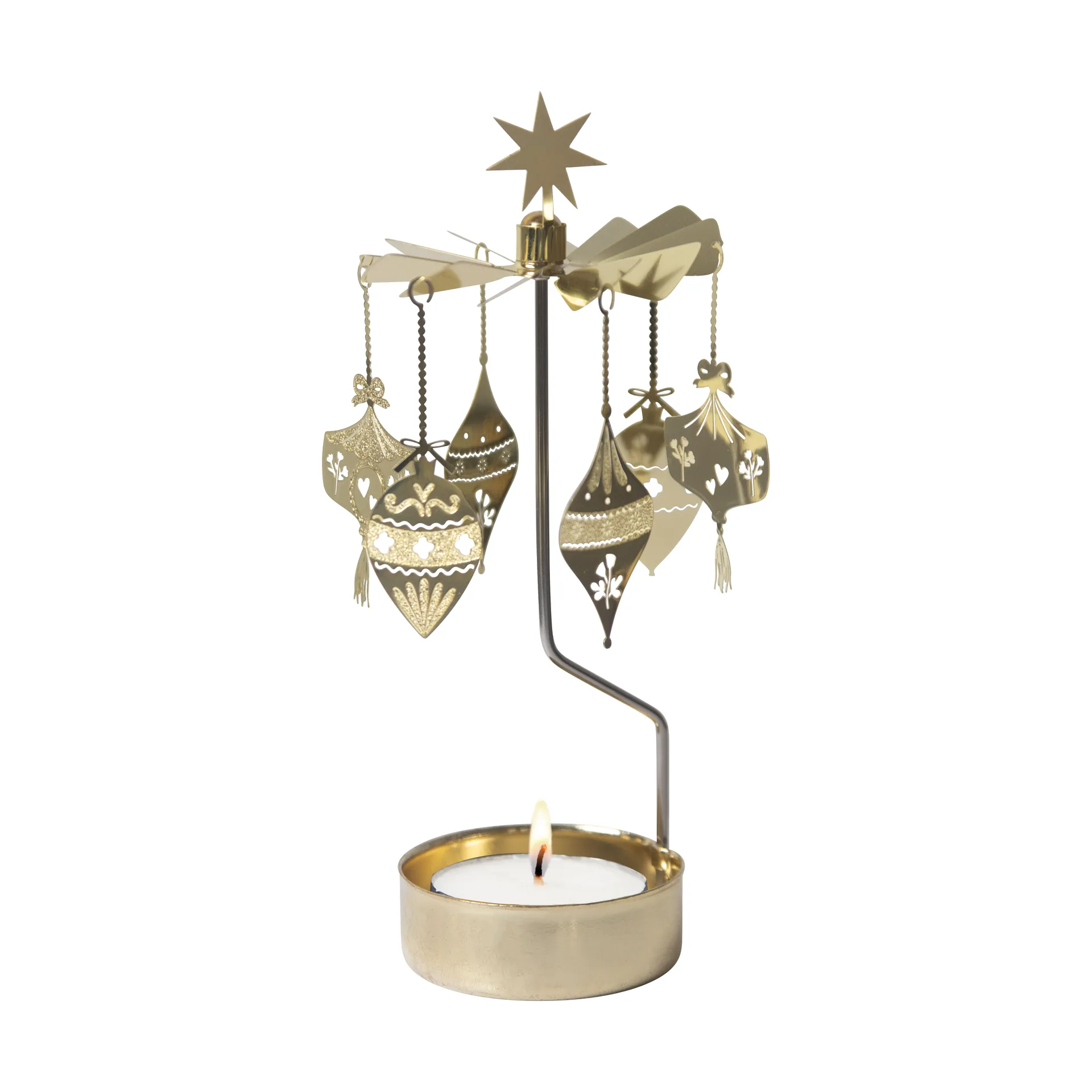 Ornaments engelenspel, Goudkleurig Pluto Design