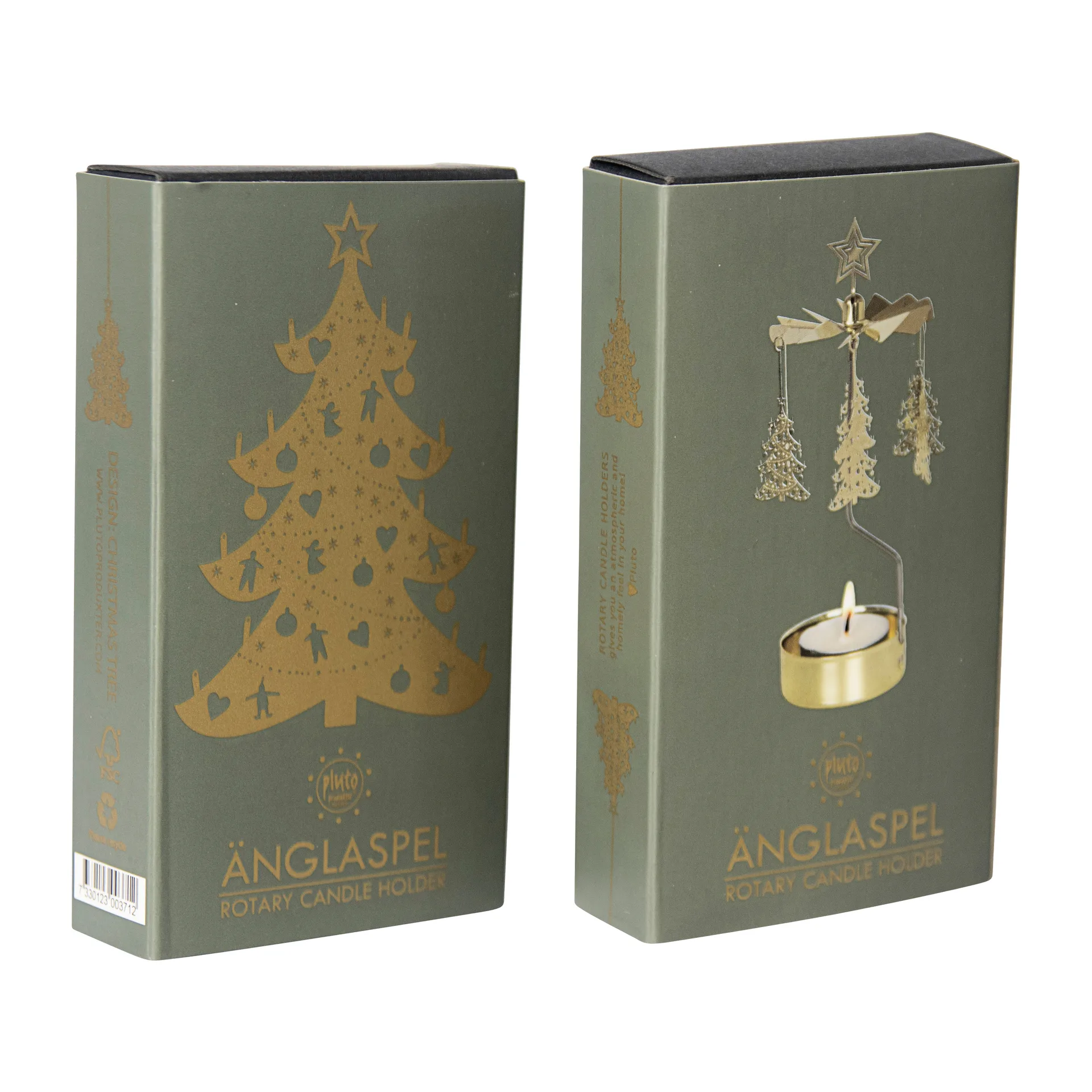 Rotary kaarsenhouder Kerst, Kerstboom Pluto Design