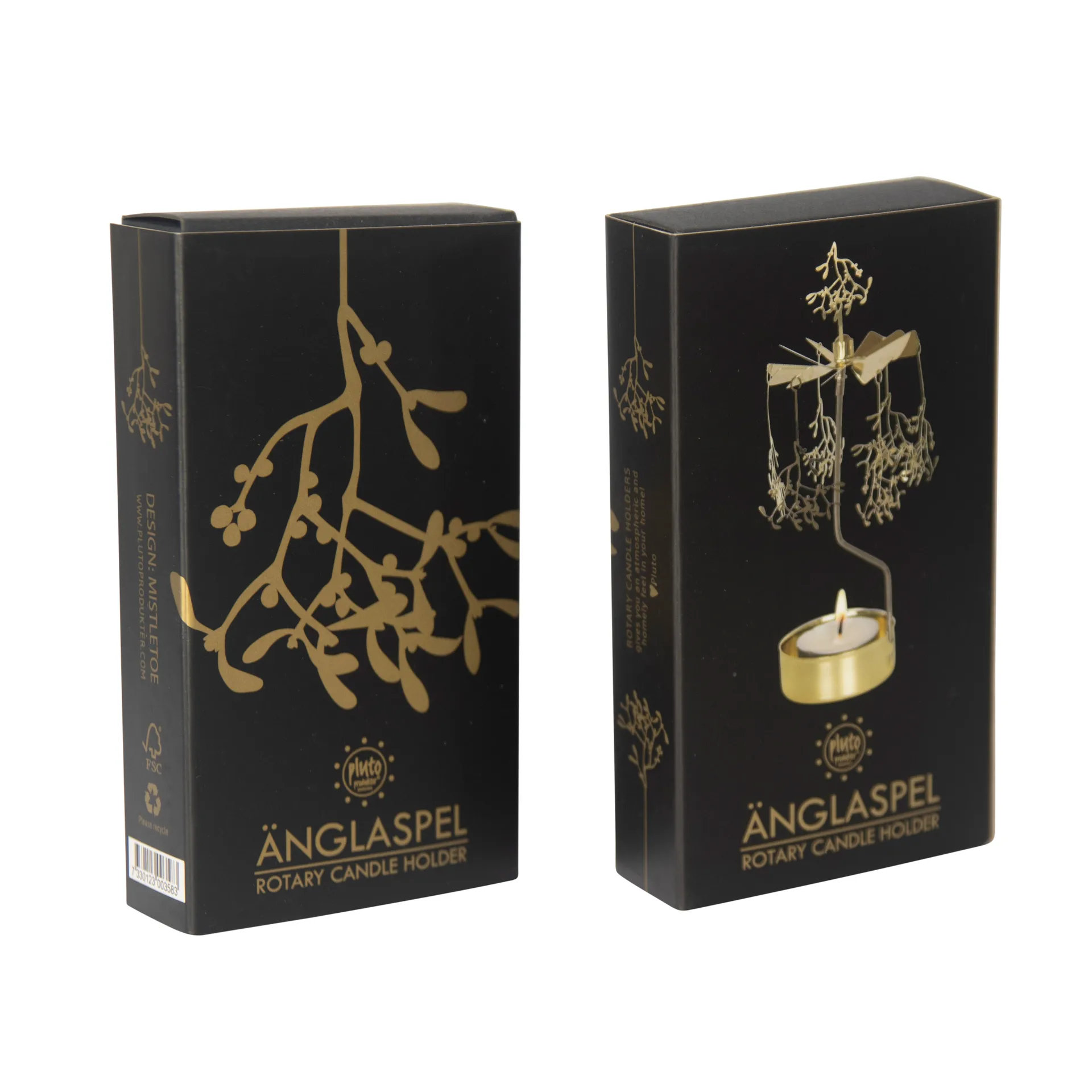 Rotary kaarsenhouder Kerst, Kersttak Pluto Design