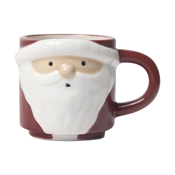 Santa mok - Wit-rood - Pluto Design