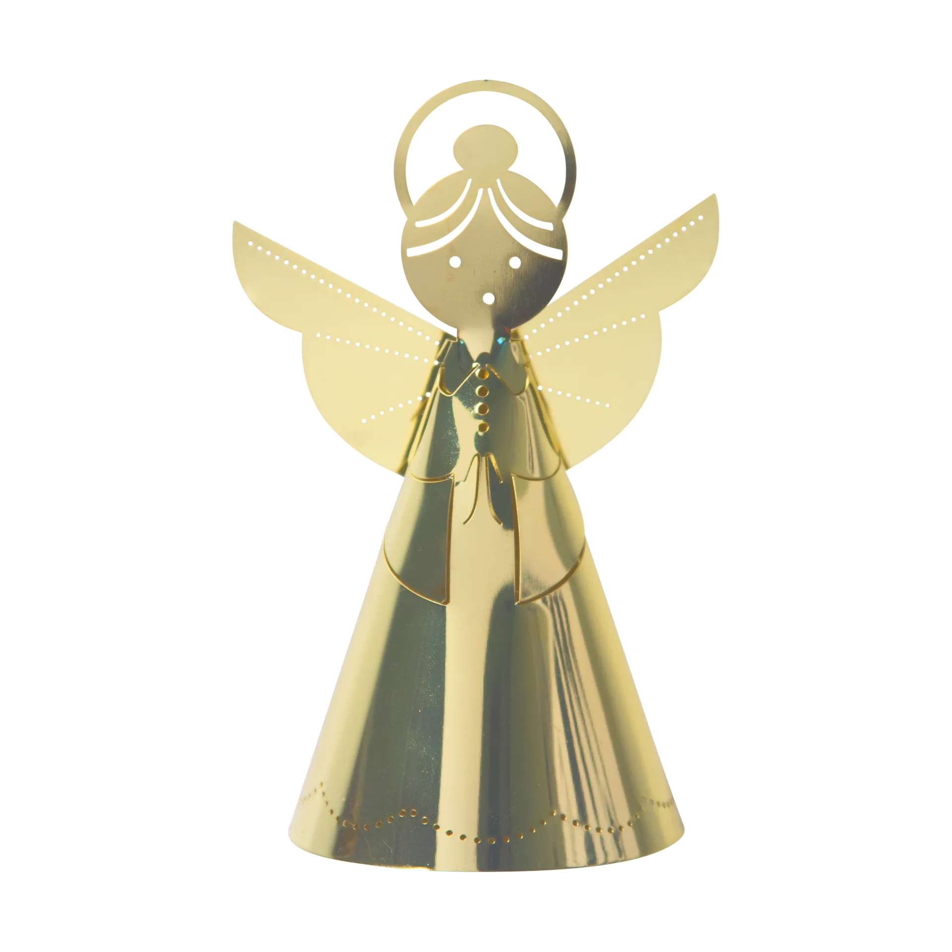 Singing angel decoratie goud, 11 cm Pluto Design