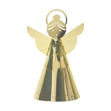 Singing angel decoratie goud - 11 cm - Pluto Design