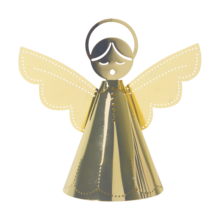 Singing angel decoratie goud - 9 cm - Pluto Design