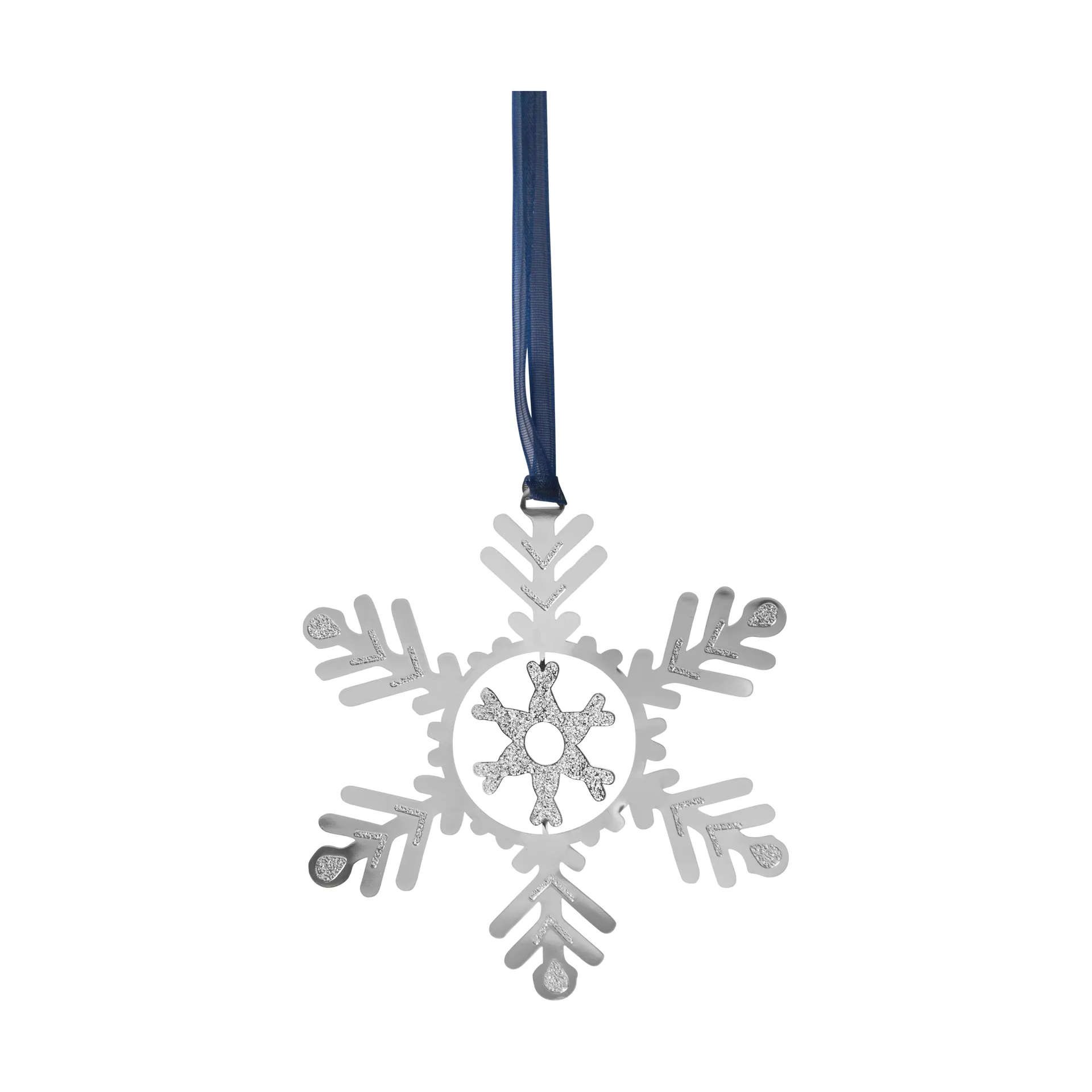Snow fall kersthanger, Zilverkleurig Pluto Design