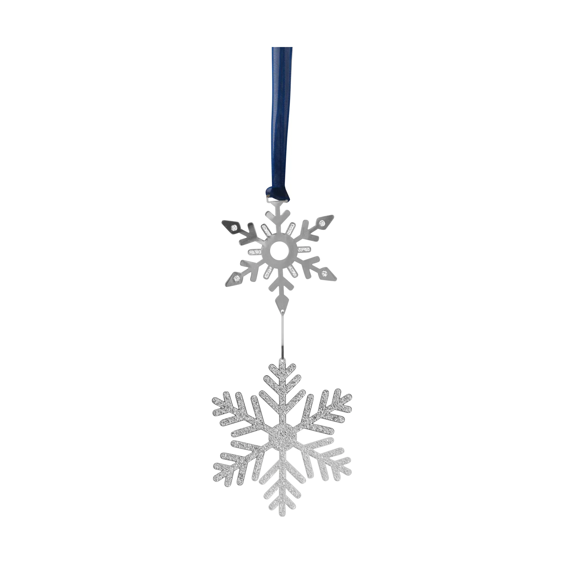 Snow kerstornament, Zilverkleurig Pluto Design
