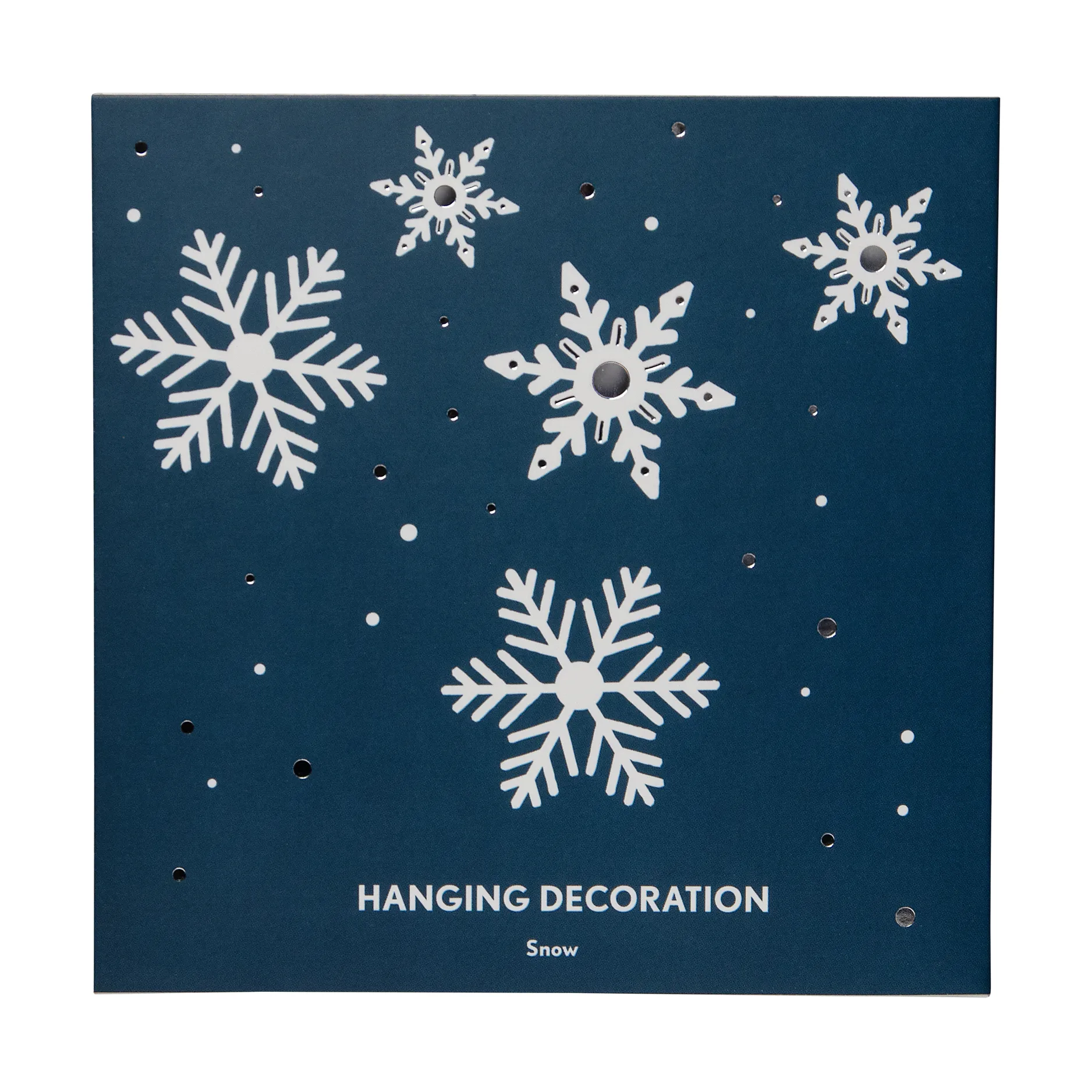 Snow kerstornament, Zilverkleurig Pluto Design