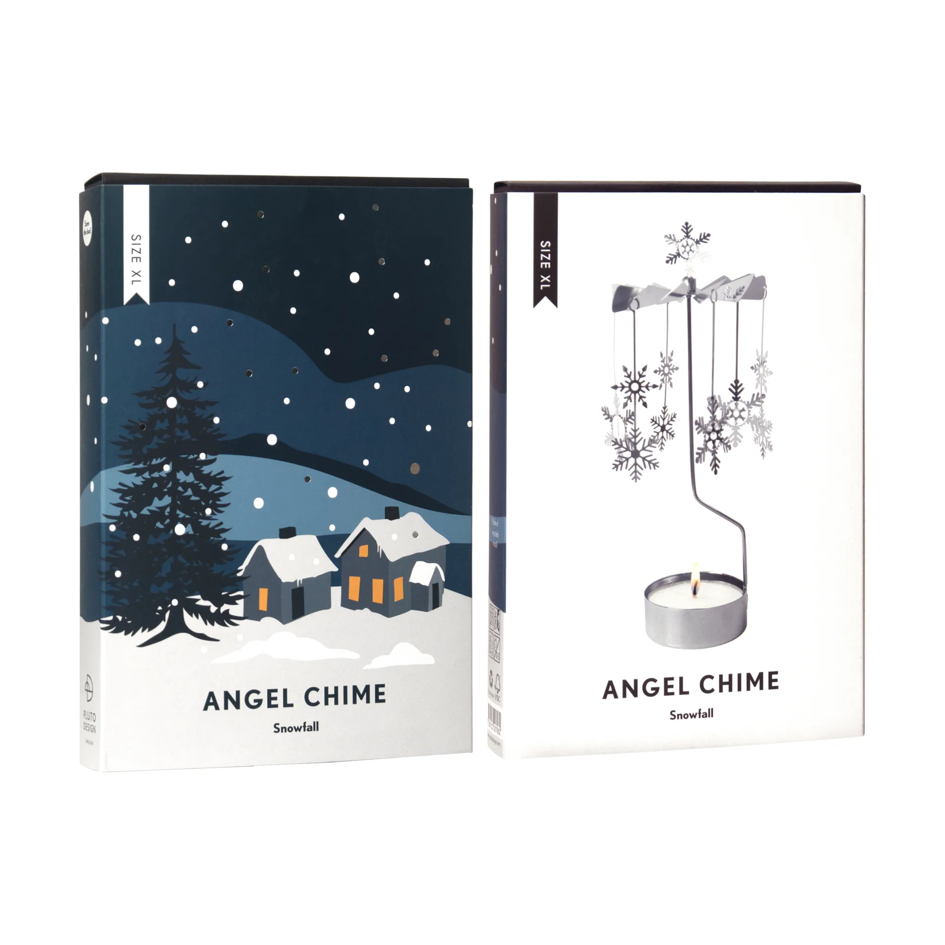 Snowfall  engelenspel XL, Zilverkleurig Pluto Design