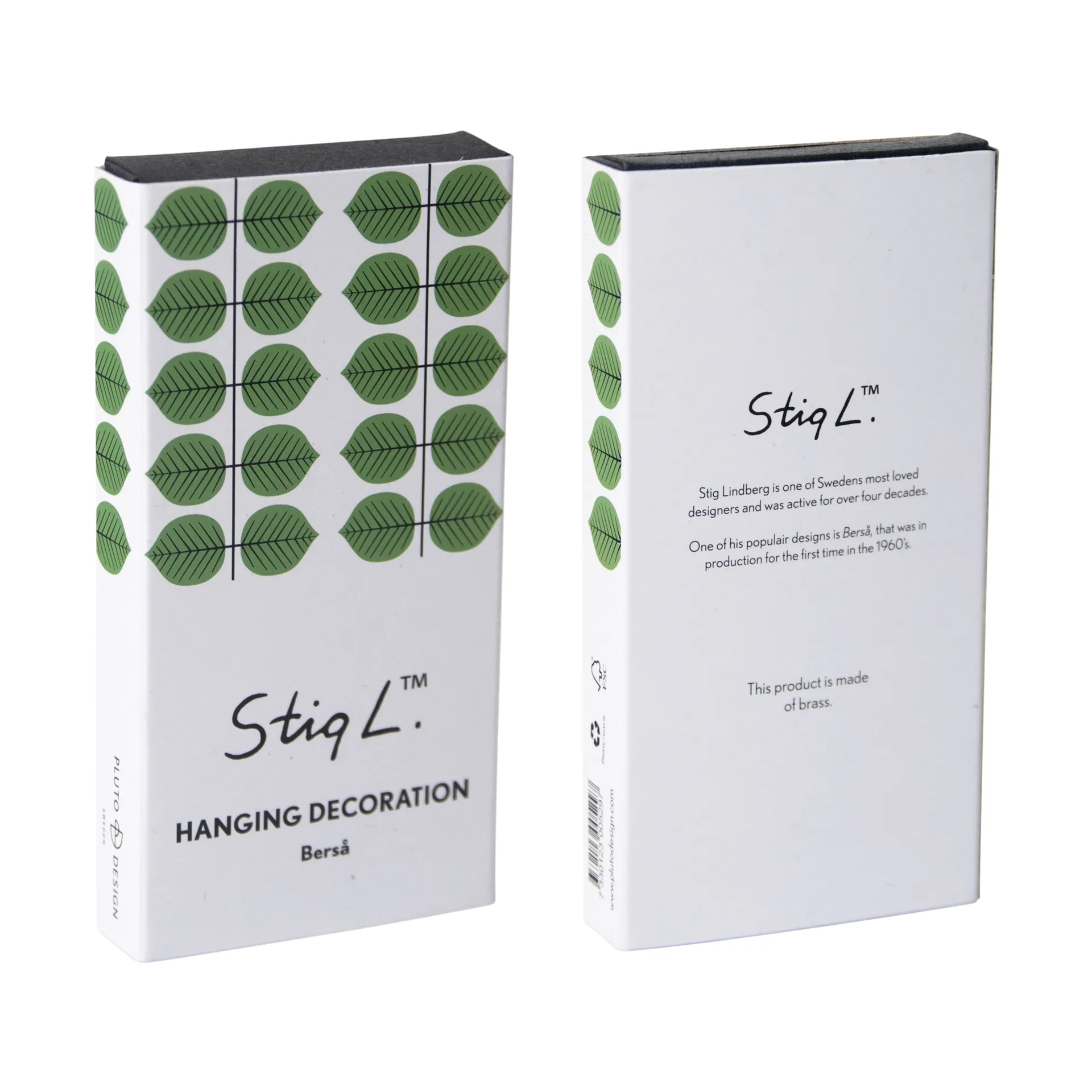 Stig L Berså kerstboomhanger, Goud Pluto Design