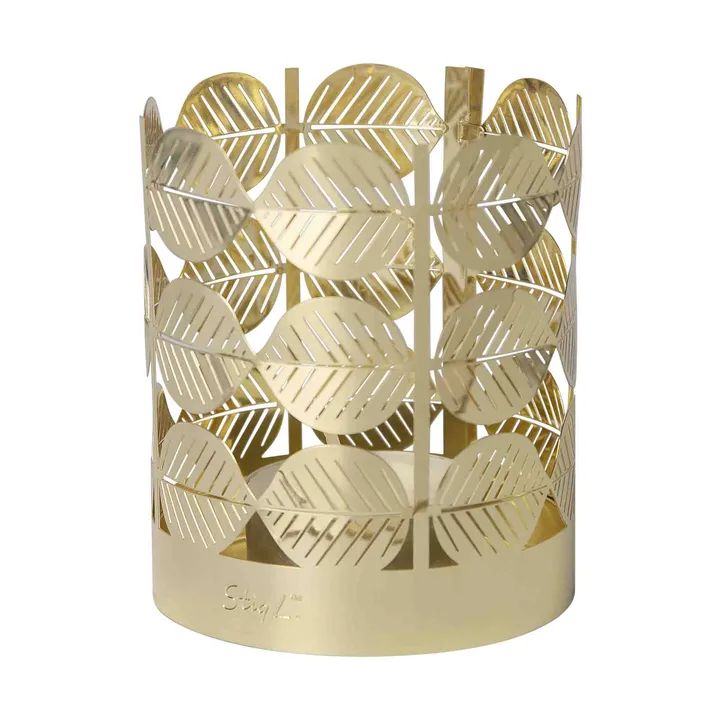 Stig L Berså waxinelichthouder - Goud - Pluto Design