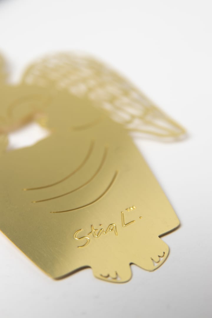 Stig L Gingerbread Angel kerstboomhanger, Goud Pluto Design