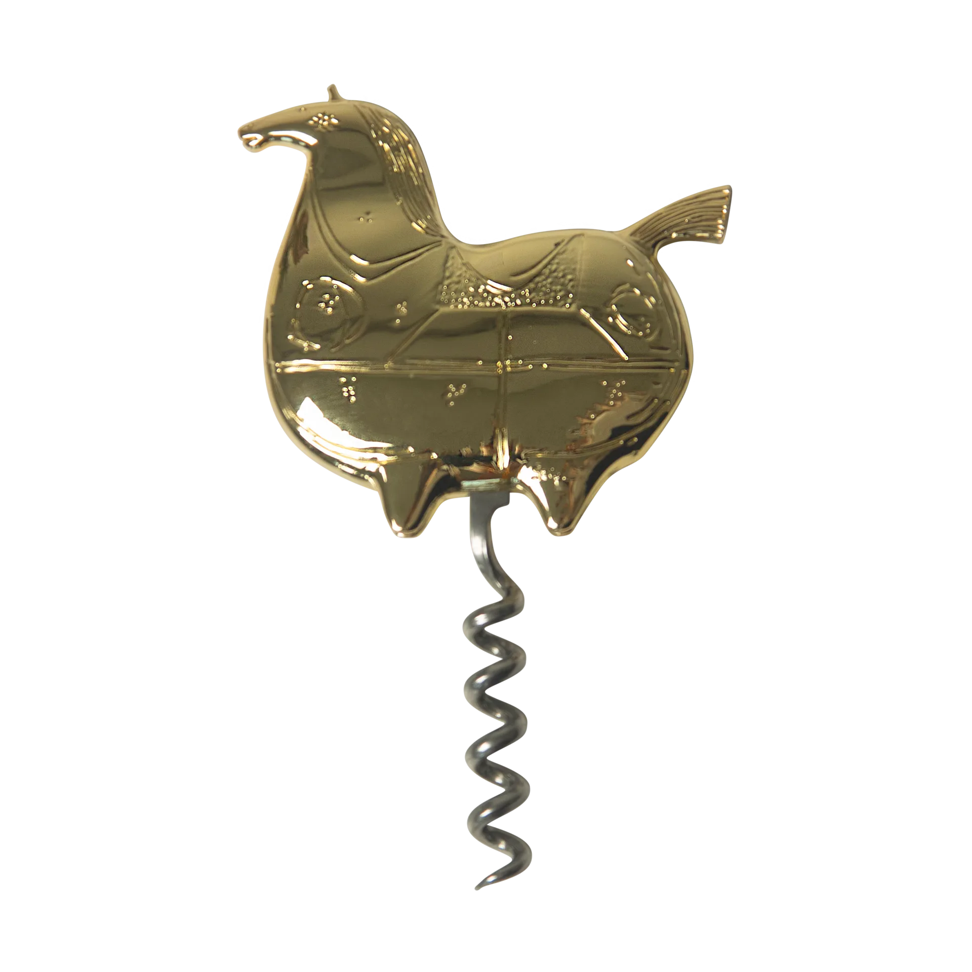 Stig L Springare kurkentrekker, Goud Pluto Design