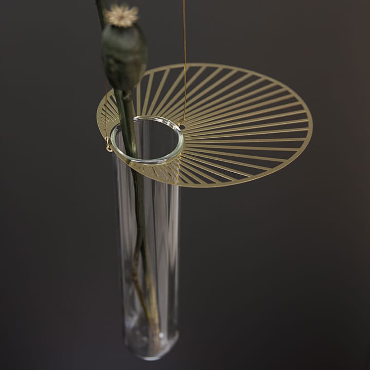 Sun hangvaas 15 cm, Helder-goud Pluto Design
