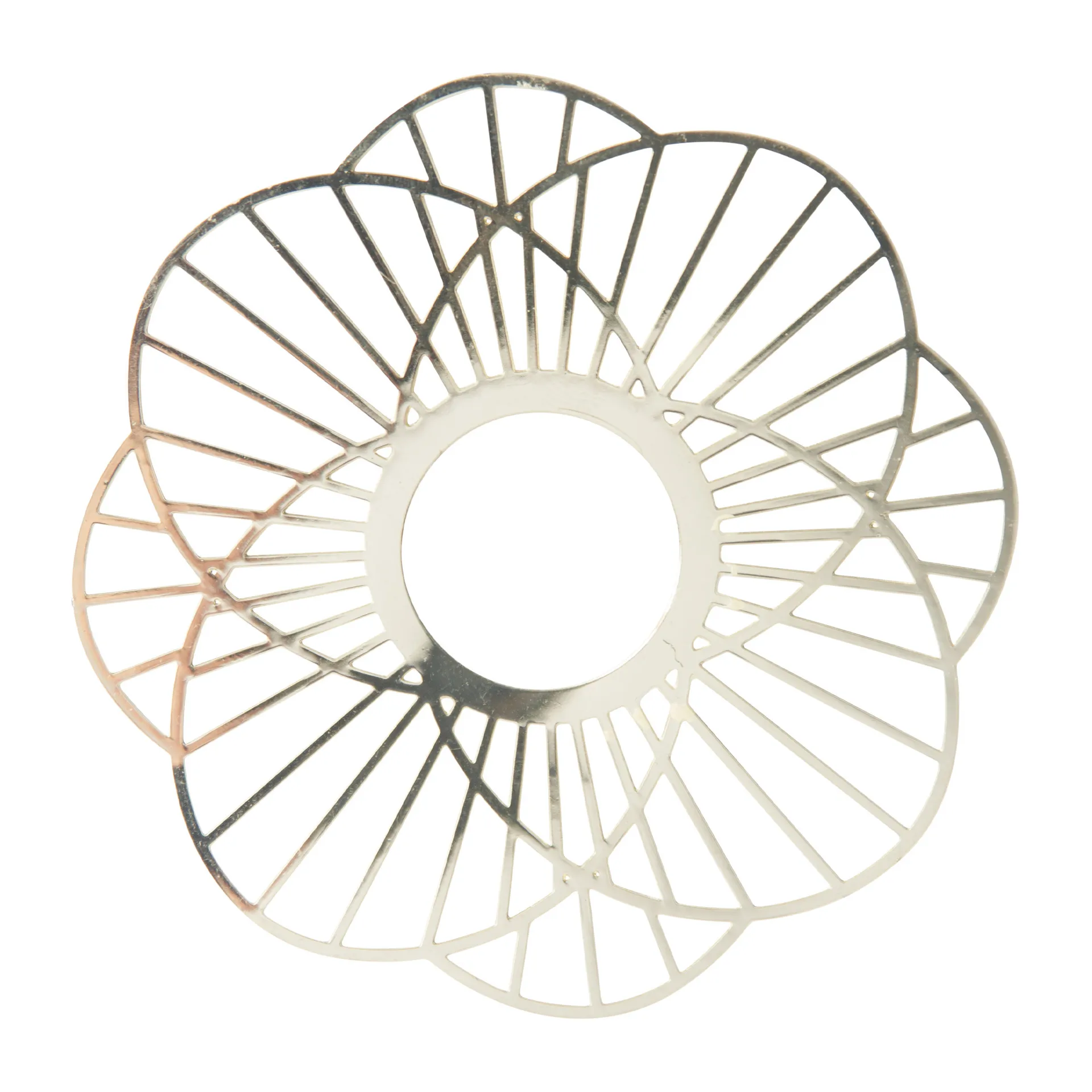 Sun kaarsenmanchet 2-pack, Goud Pluto Design