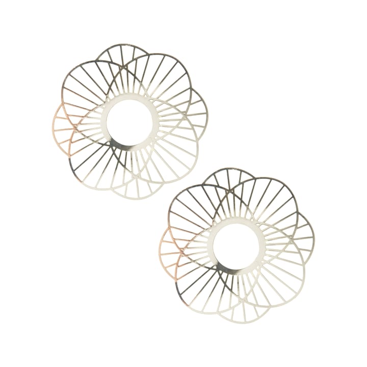 Sun kaarsenmanchet 2-pack - Goud - Pluto Design