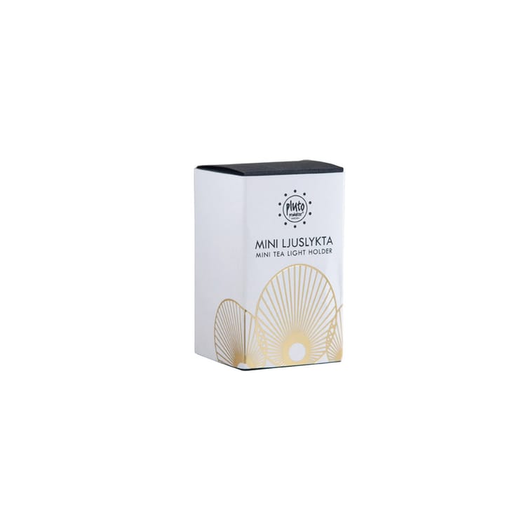 Sun waxinelichtjeshouder mini Ø4,5 cm, Goud Pluto Design