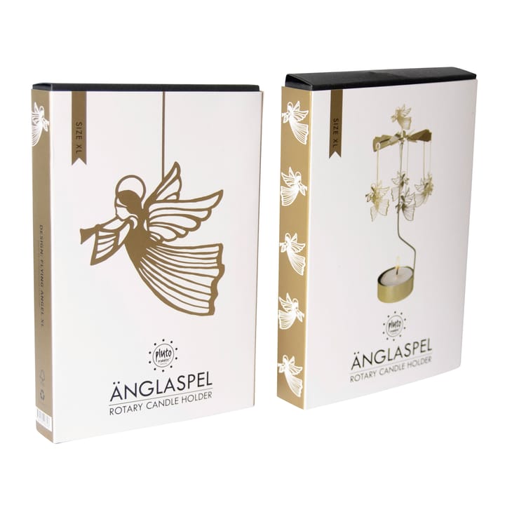 Swedish Angel klokkenspel XL goud, Engelen Pluto Design