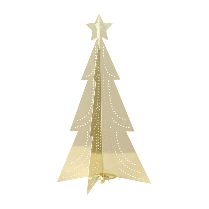 Tafelkerstboom klein 12 cm, Goud Pluto Design