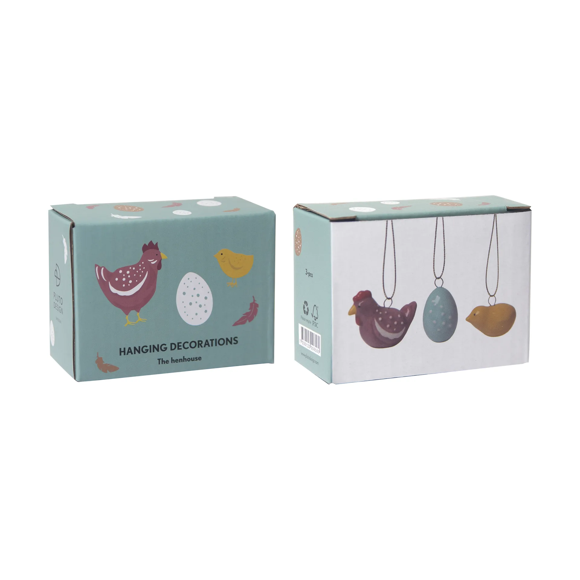 The Henhouse paashangers 3 delen, Multi Pluto Design