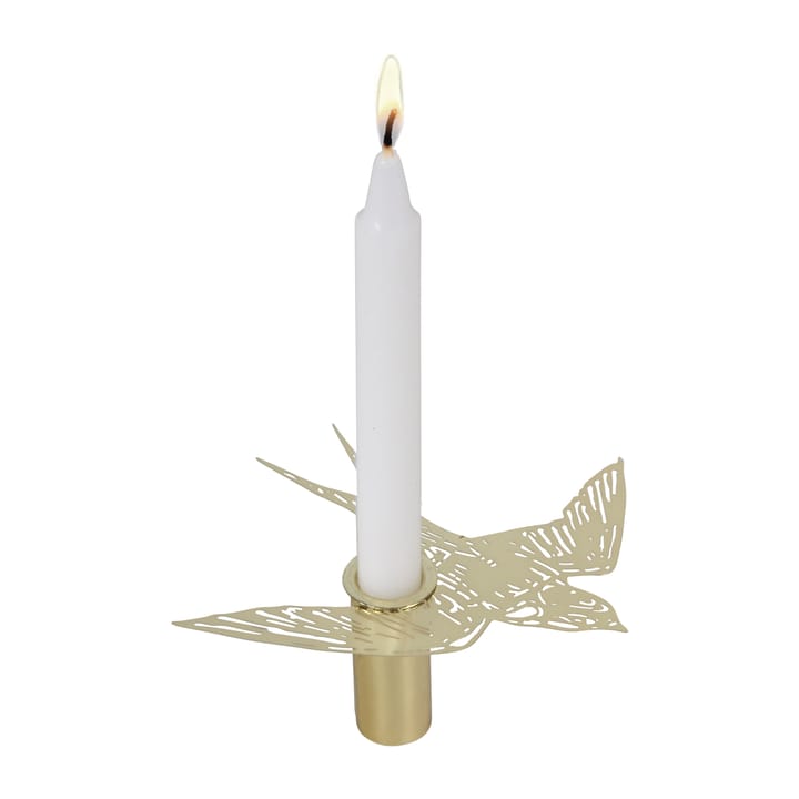 Zwaluwen kandelaar, Goud Pluto Design