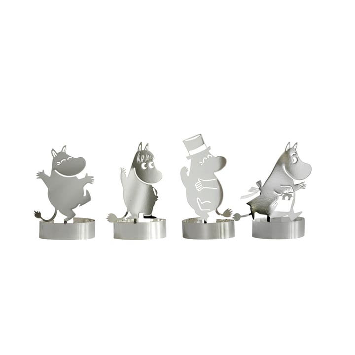 Moomin kaarsendecoratie - zilver - Pluto Produkter