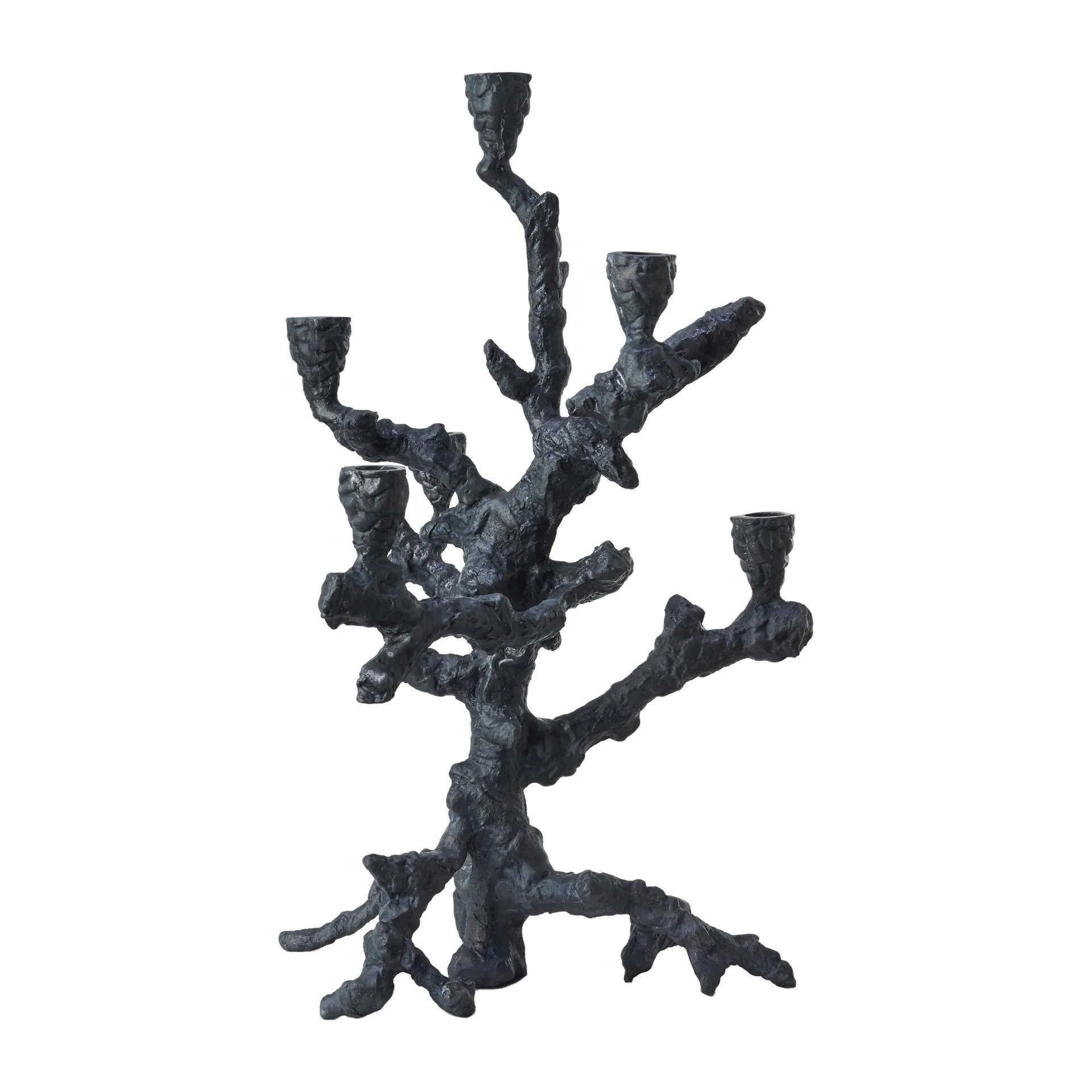 Apple tree kandelaar L 53 cm, Donkergrijs POLSPOTTEN