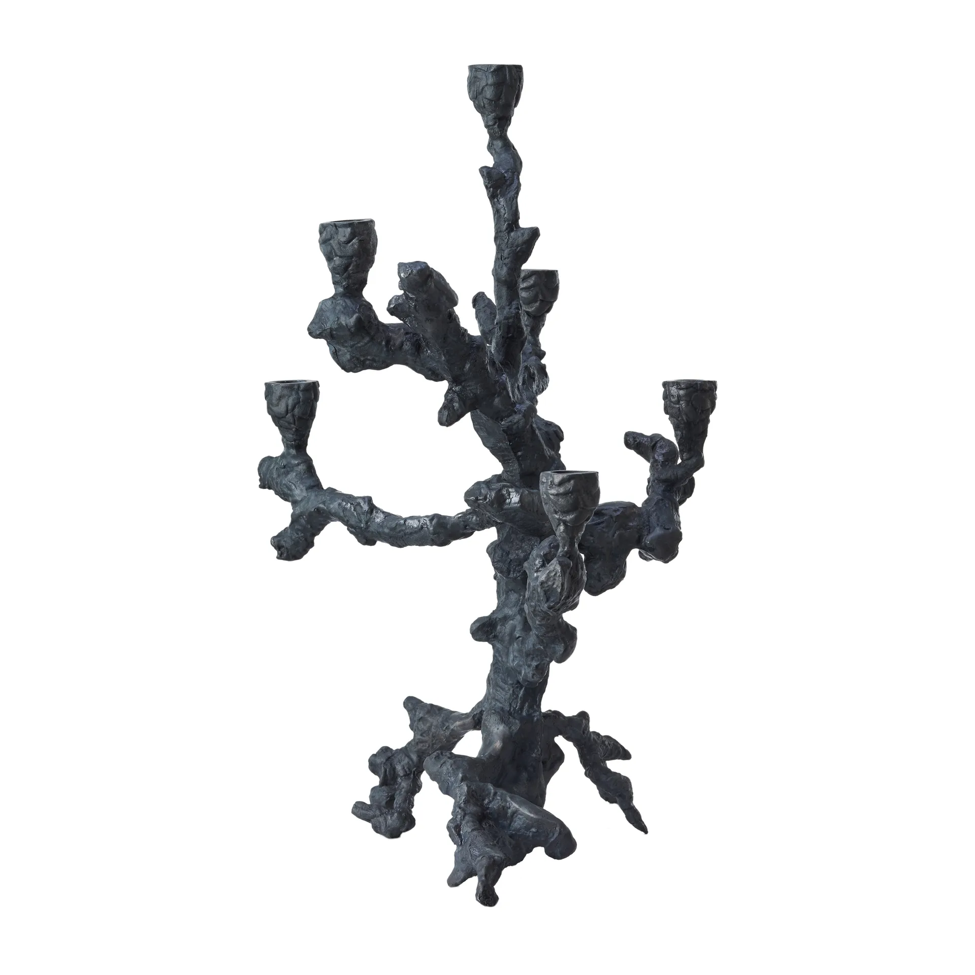 Apple tree kandelaar L 53 cm, Donkergrijs POLSPOTTEN