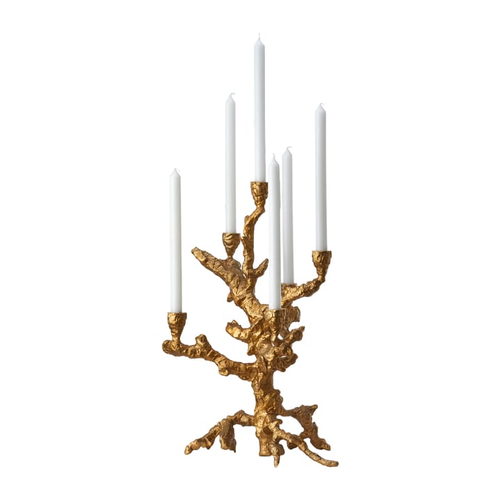 Apple tree kandelaar L 53 cm, Goud POLSPOTTEN