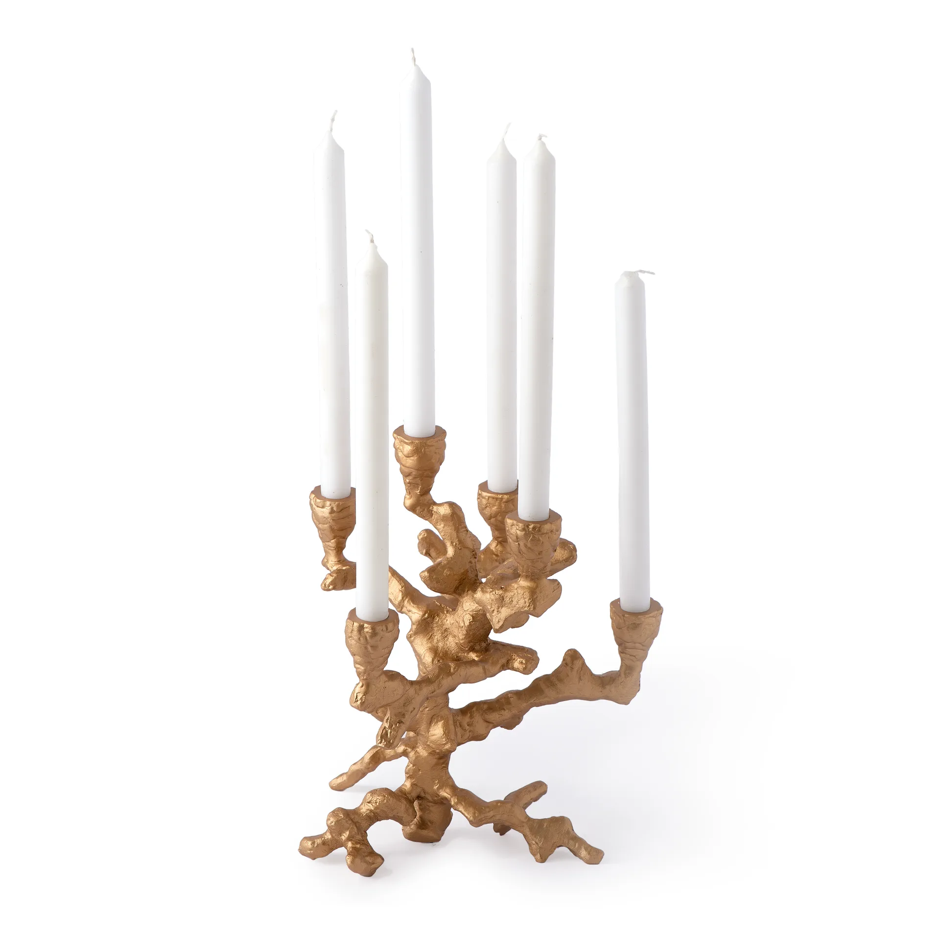Apple tree kandelaar S 32,5 cm, Goud POLSPOTTEN