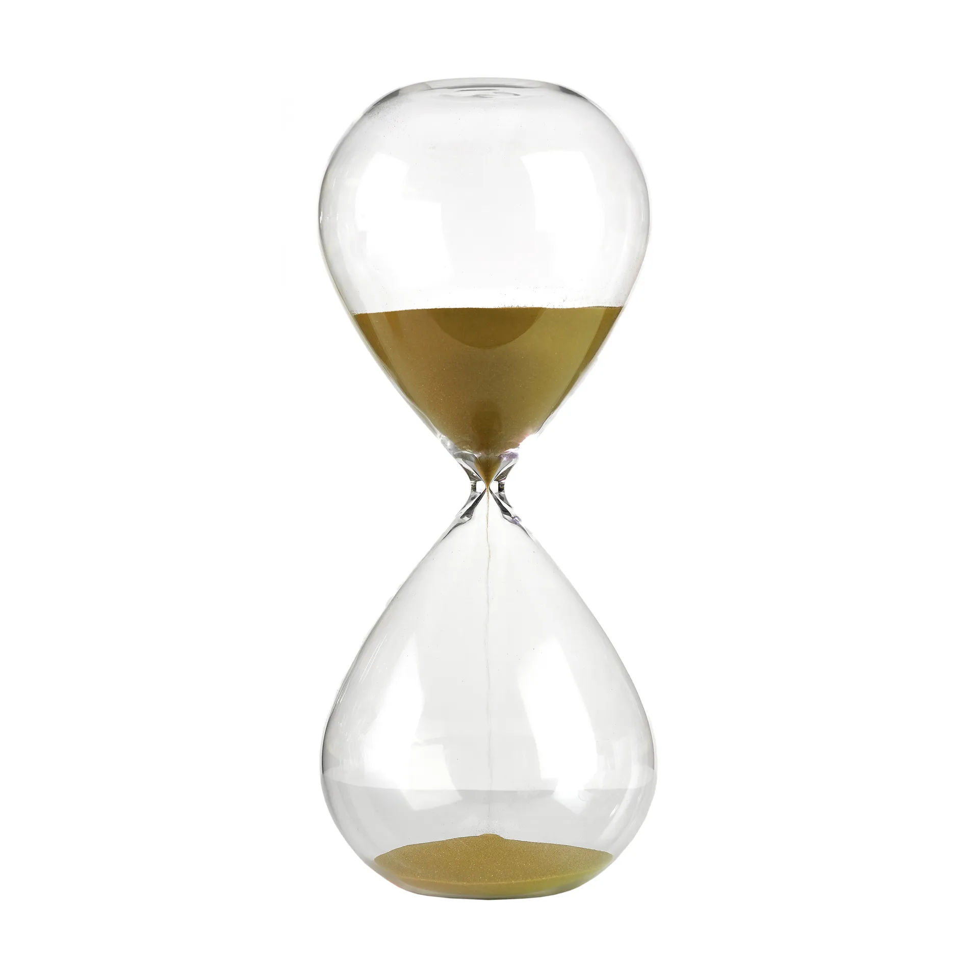 Ball zandloper L 38 cm, Goud POLSPOTTEN