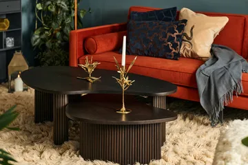 Bergamot kandelaar 31 cm - Goud - POLSPOTTEN