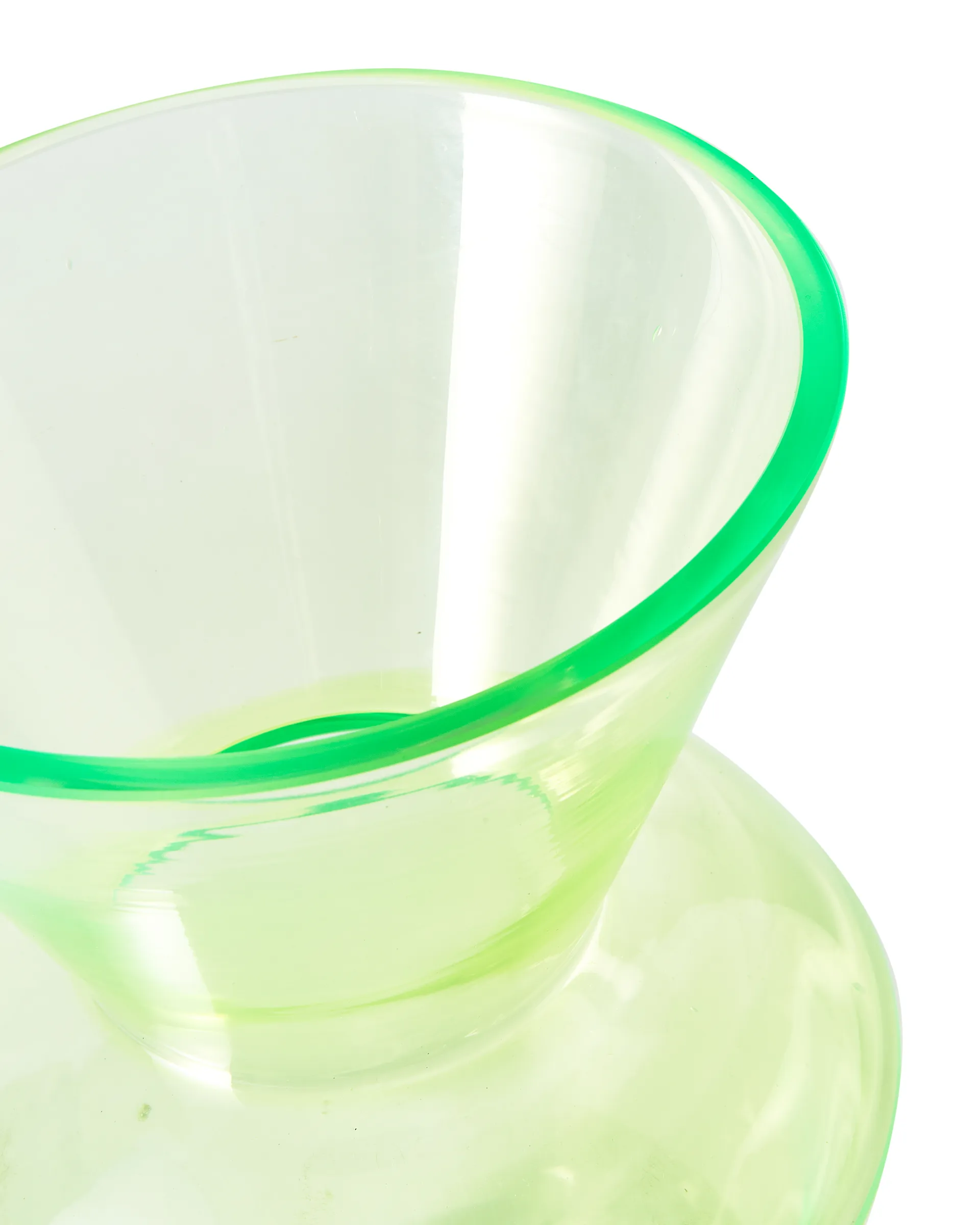 Fat neck vaas S 35 cm, Groen POLSPOTTEN