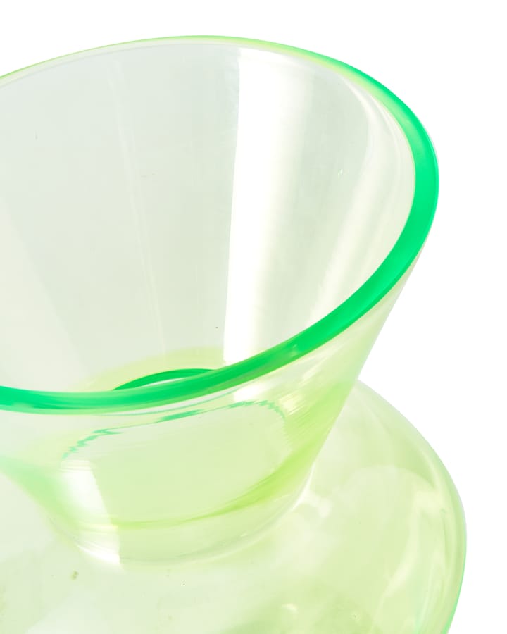Fat neck vaas S 35 cm, Groen POLSPOTTEN