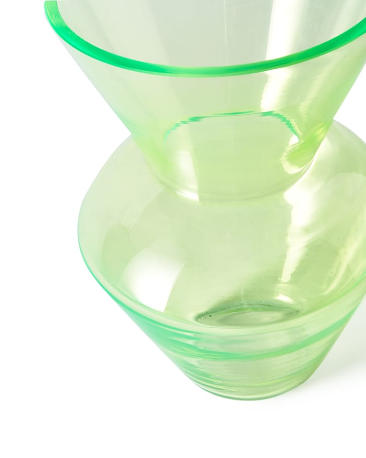 Fat neck vaas S 35 cm, Groen POLSPOTTEN