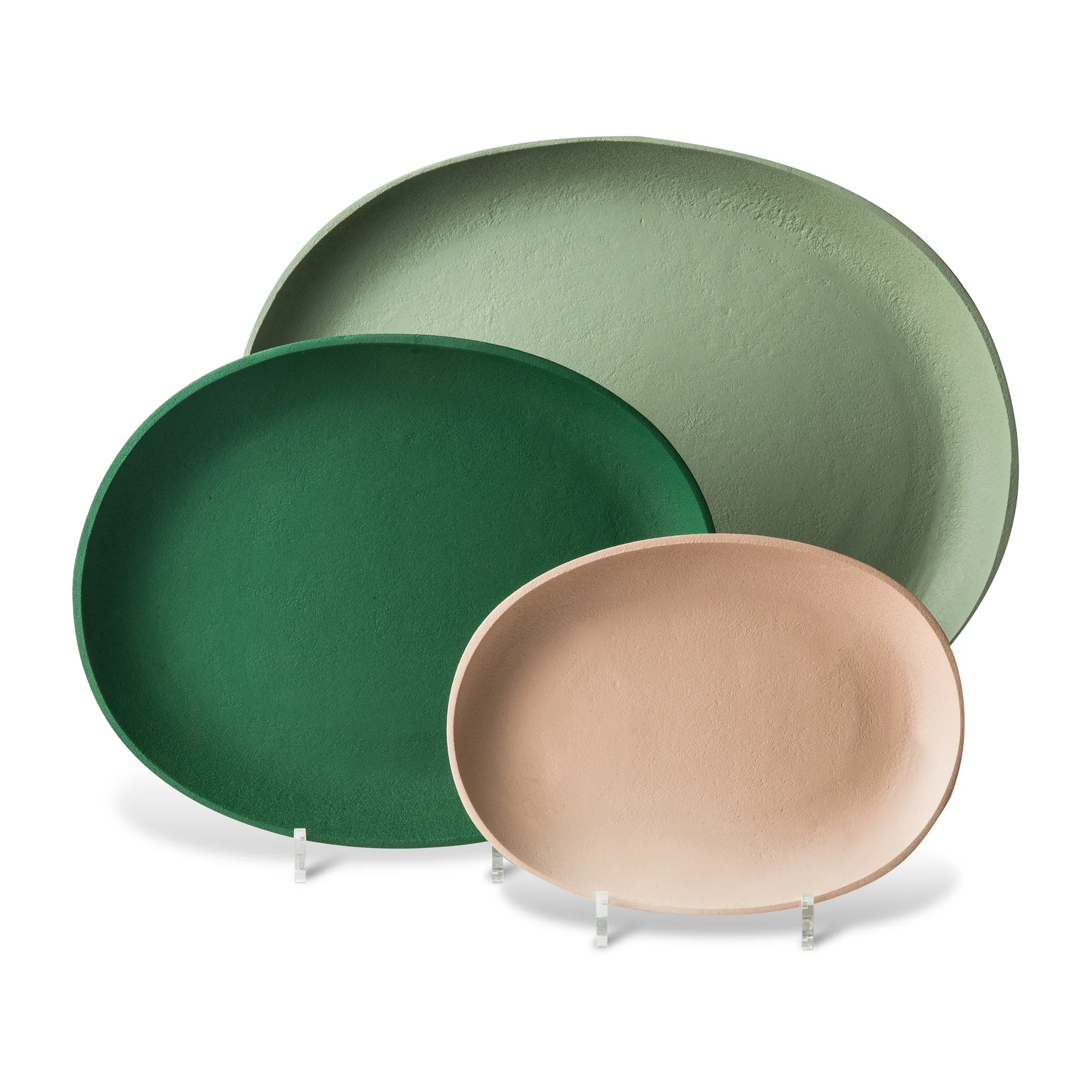 Greek dienblad 3-delig, Dark green POLSPOTTEN