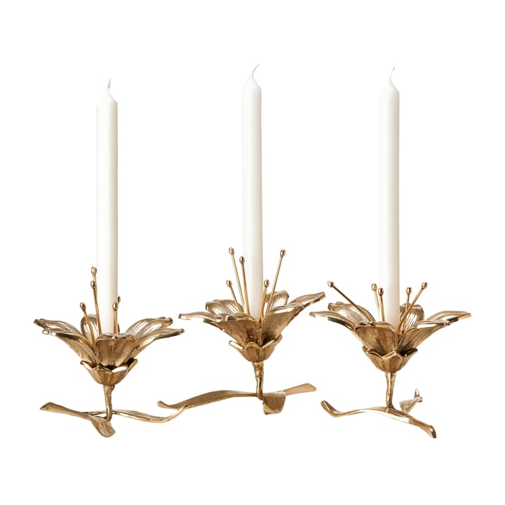 Lilly kandelaar 15 cm, Goud POLSPOTTEN