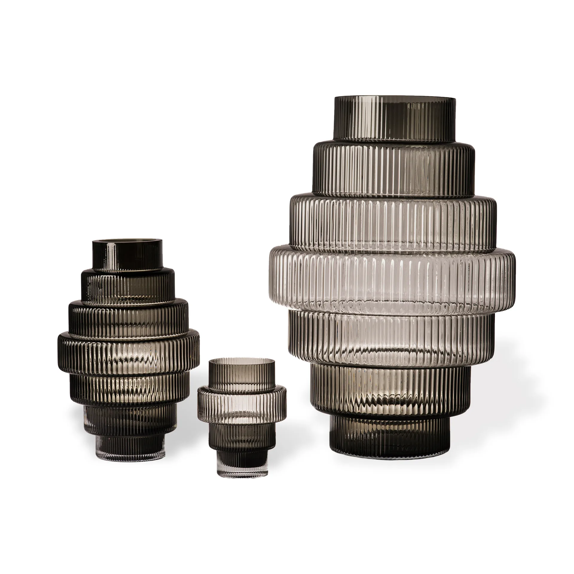 Steps vaas S 30 cm, Dark grey POLSPOTTEN