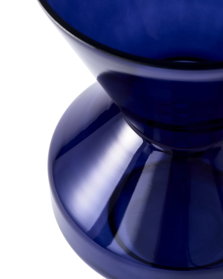 Thick neck vaas 40 cm, Donkerblauw POLSPOTTEN