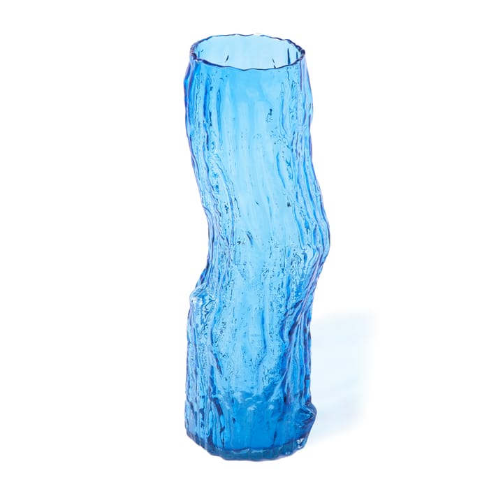 Tree log vaas L 62 cm - Blauw - POLSPOTTEN