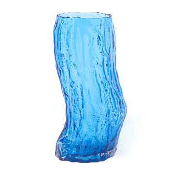 Tree log vaas M 44 cm - Blauw - POLSPOTTEN