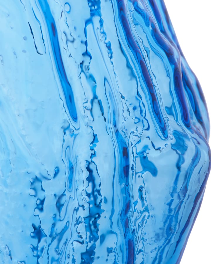 Tree log vaas M 44 cm, Blauw POLSPOTTEN