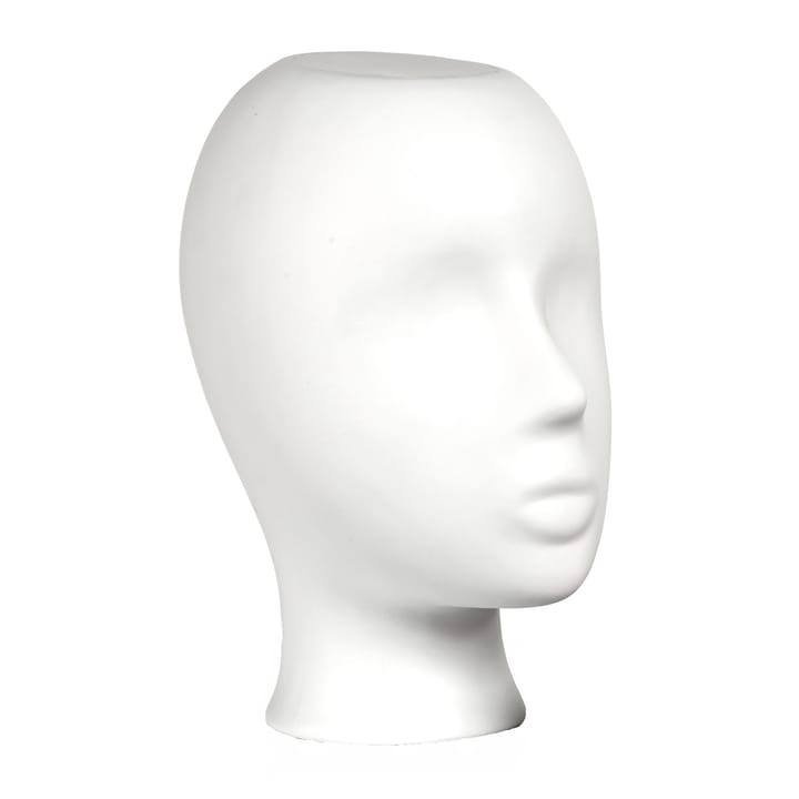 Upside-down head vaas 25 cm, Wit POLSPOTTEN