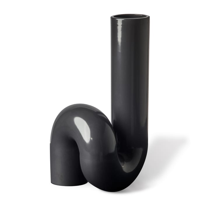 Yourtube vaas 37 cm, Zwart POLSPOTTEN