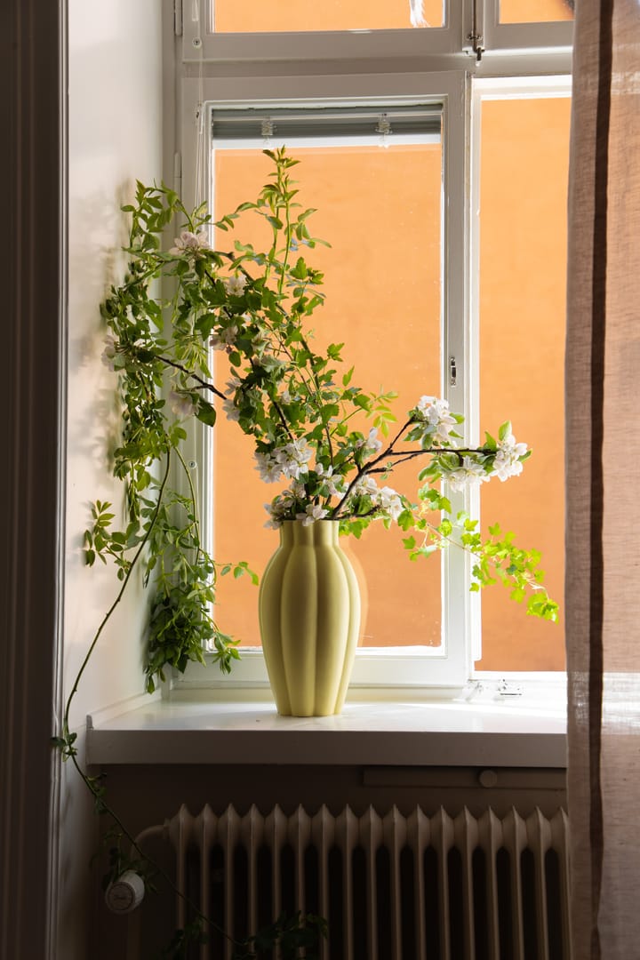Birgit vaas 35 cm, Pale Yellow PotteryJo