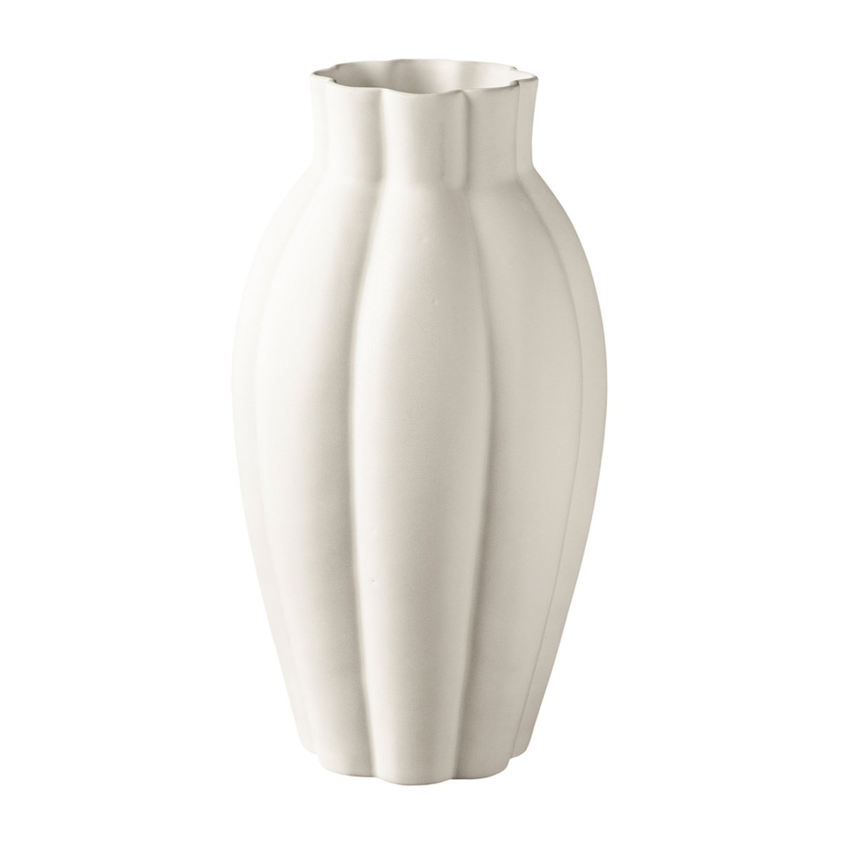 PotteryJo Birgit vaas 35 cm Shell | Scandinavisch Interieur | Vazen | Wit