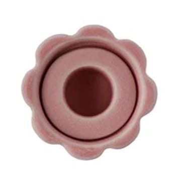 Birgit vaas/waxinelichtjeshouder 17 cm - Lily roze - PotteryJo