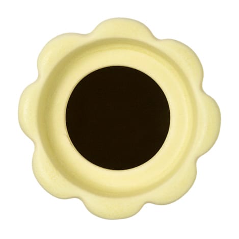 Birgit vaas/waxinelichtjeshouder 17 cm, Pale Yellow PotteryJo