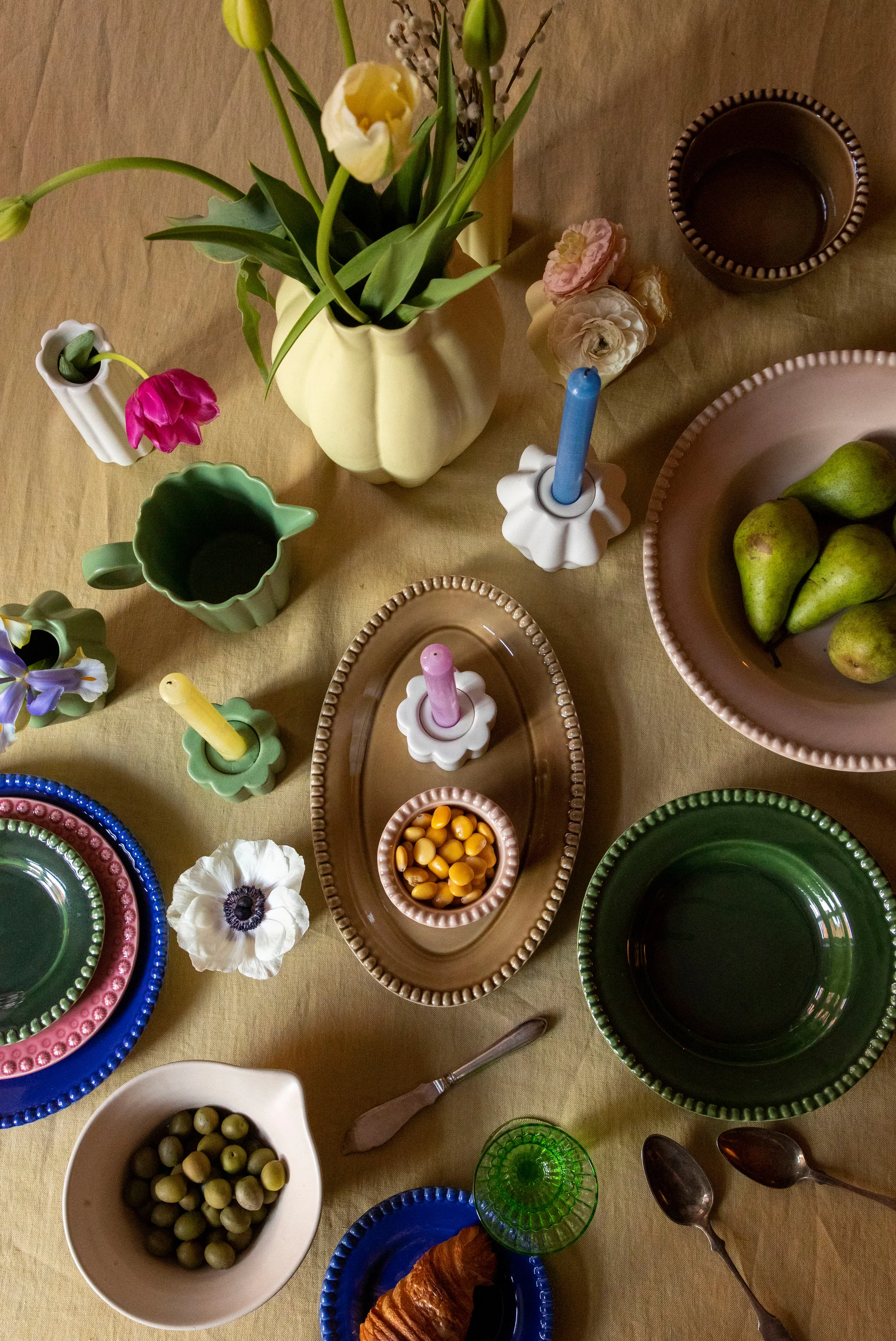 Birgit vaas/waxinelichtjeshouder 5 cm, Olive PotteryJo