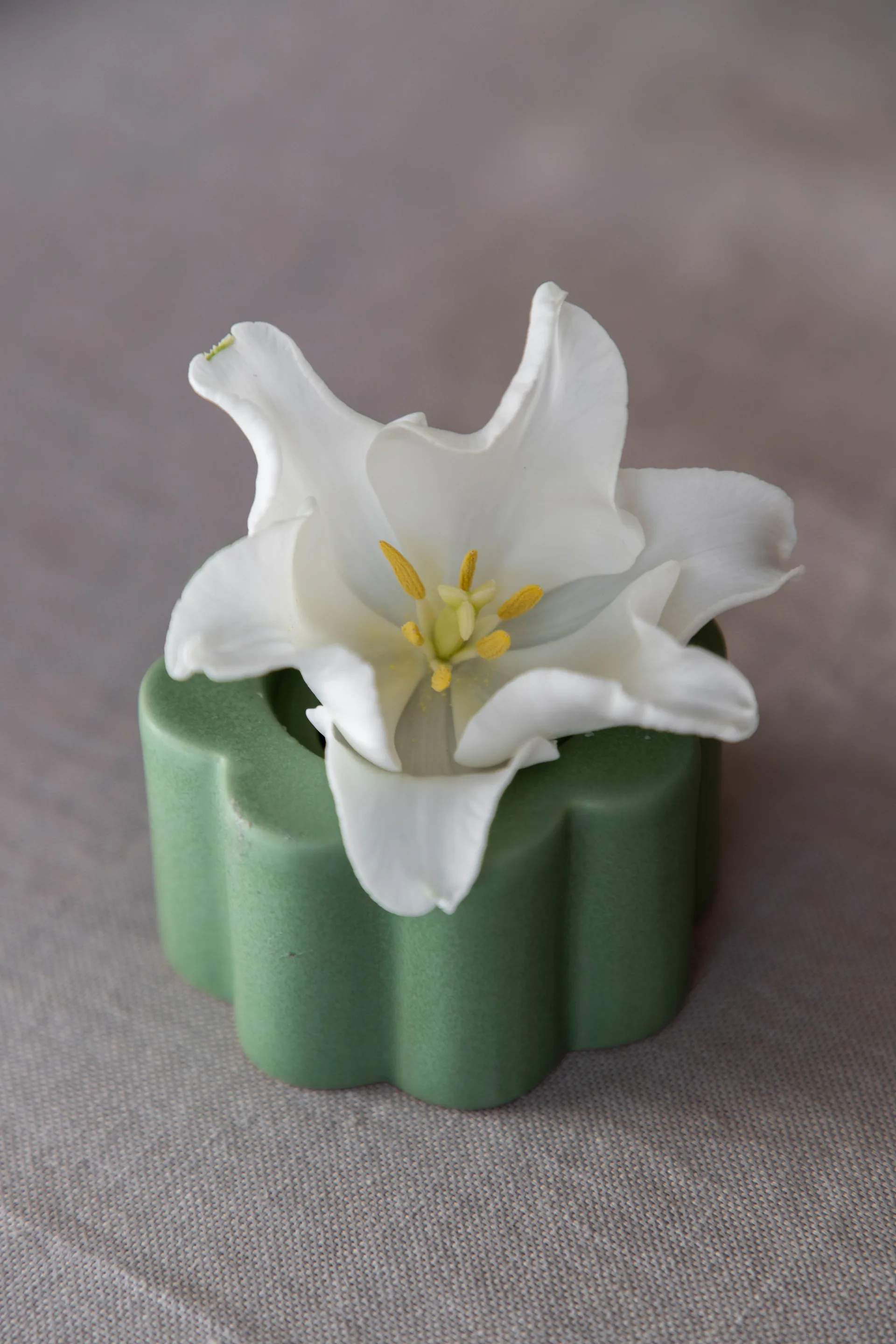 Birgit vaas/waxinelichtjeshouder 5 cm, Olive PotteryJo