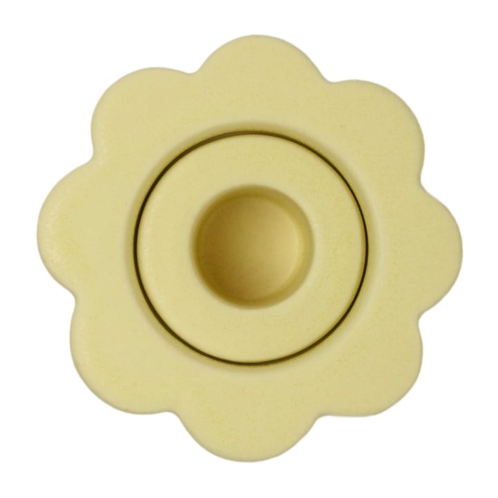Birgit vaas/waxinelichtjeshouder 5 cm, Pale Yellow PotteryJo